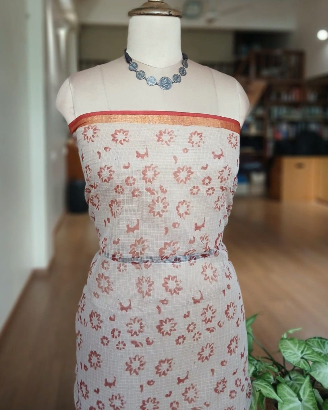 Kota Doria Cotton Saree – (KDCS1048) - Image 7