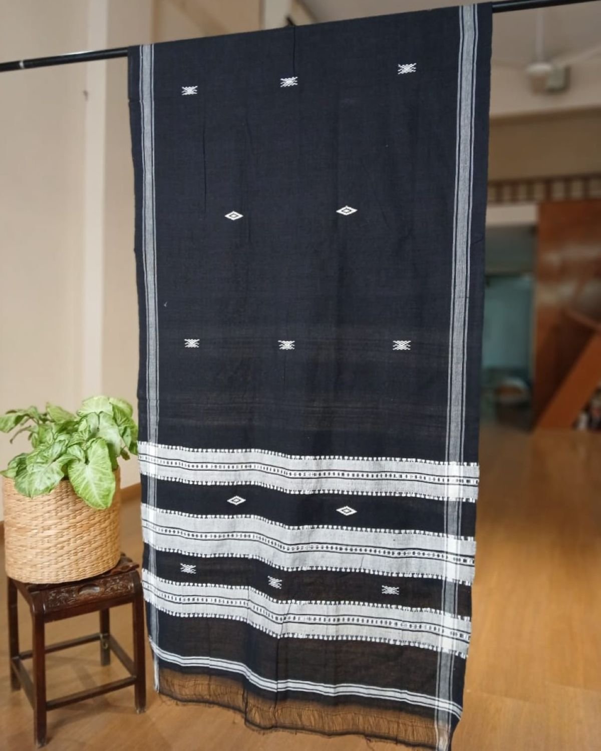 Kotpad handweave Cotton Dupatta- (CTKD1029)