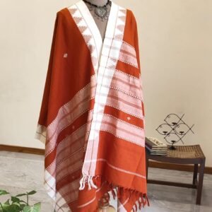 Kotpad handweave Cotton Dupatta- (CTKD1034)