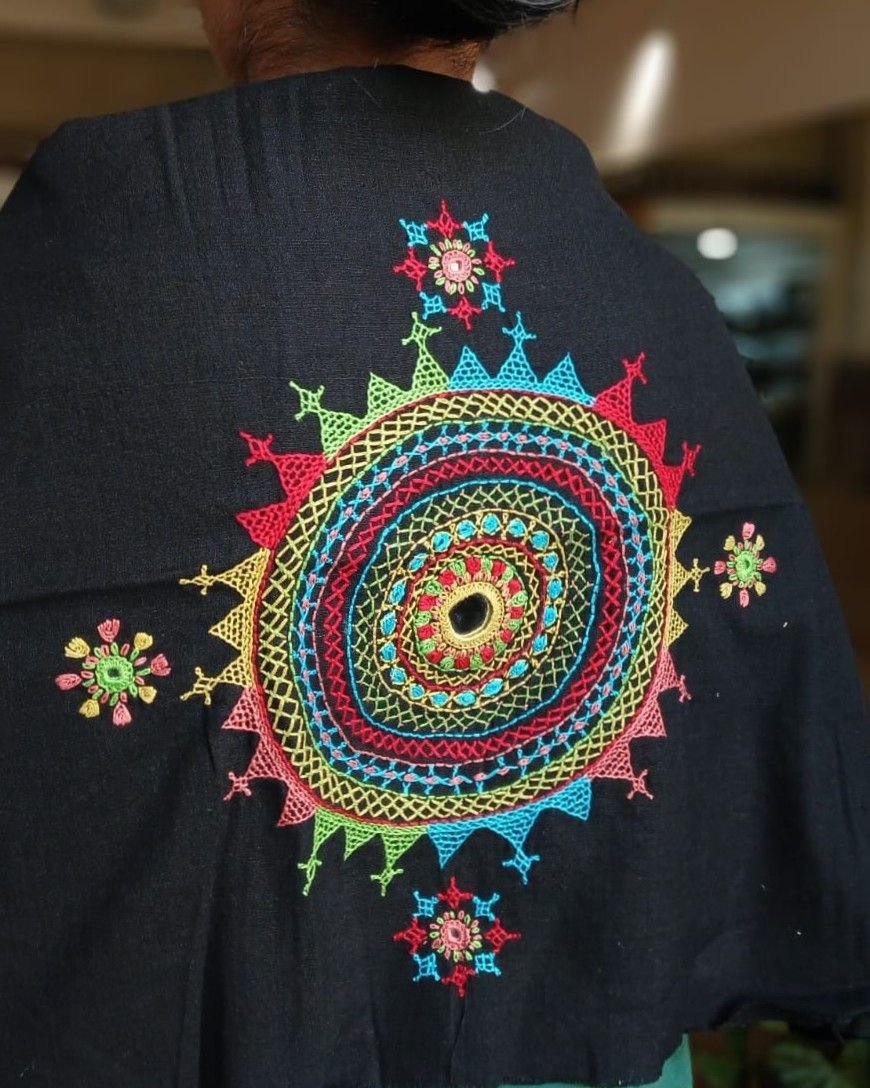Mandala Blouse Piece – (MAND1128)