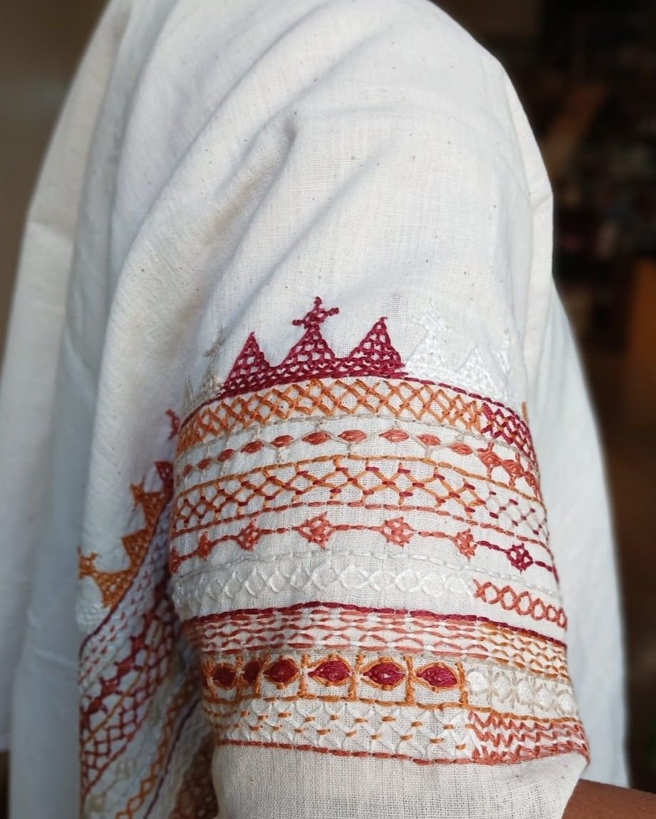 Mandala Blouse Piece – (MAND1127) - Image 2