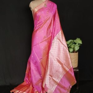 Banarasi No Zari Katan Silk Saree – (NZSS0026)