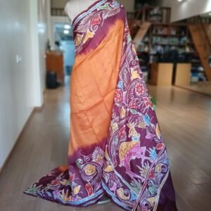 Batik Silk Saree from Murshidabad – (BSSM0051)
