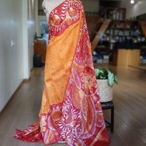Batik Silk Saree from Murshidabad – (BSSM0044)