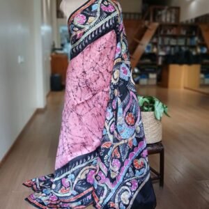 Batik Silk Saree from Murshidabad – (BSSM0046)