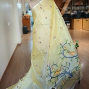 Handweave Jamdani Silk Saree – (SJMS1150)