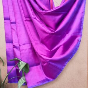 Pure Silk Handweave Plain Saree from Murshidabad – (PSMS1001)
