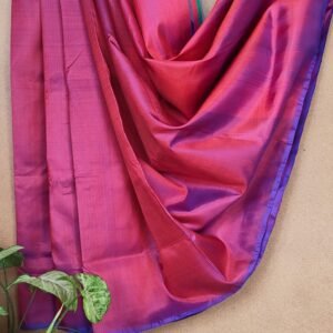 Pure Silk Handweave Plain Saree from Murshidabad – (PSMS1015)