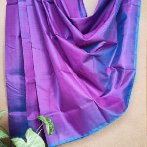 Pure Silk Handweave Plain Saree from Murshidabad – (PSMS1017)