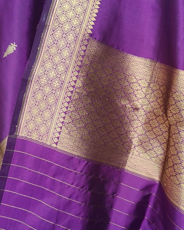 Banarasi Pure Katan Silk Dupatta – (DUPT1013) - Image 3