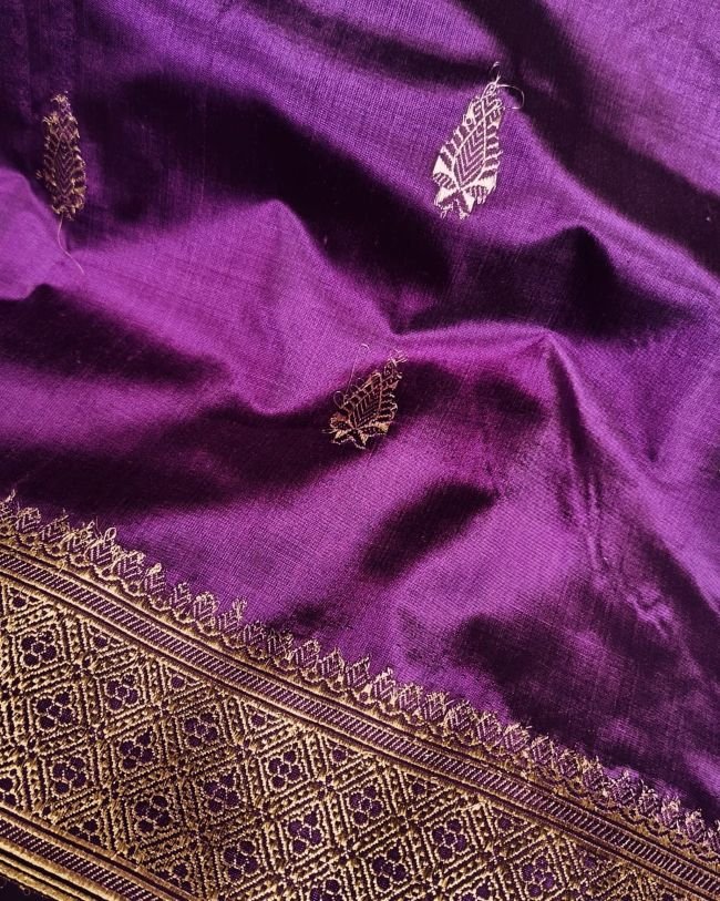 Banarasi Pure Katan Silk Dupatta – (DUPT1013) - Image 8