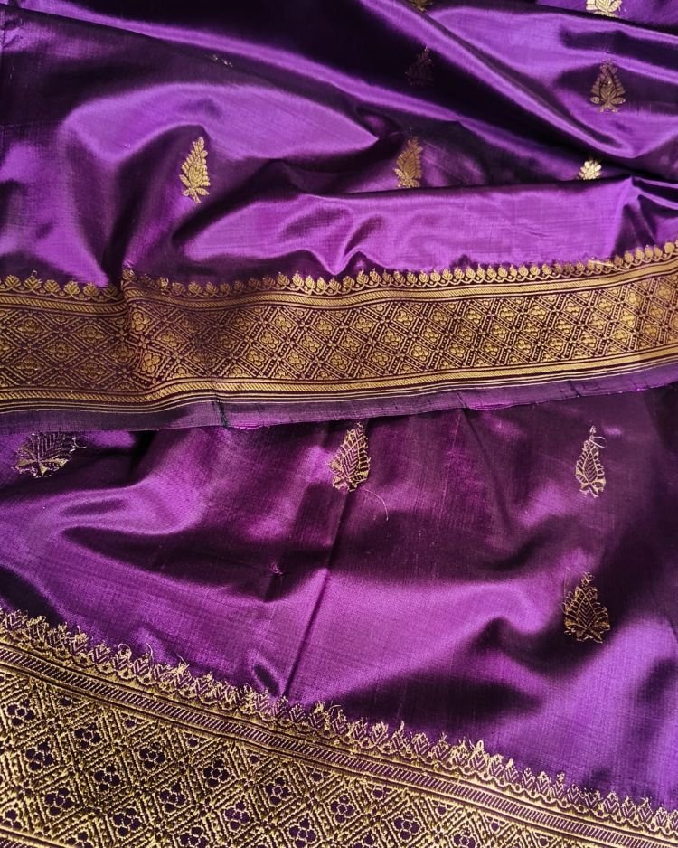 Banarasi Pure Katan Silk Dupatta – (DUPT1013) - Image 9