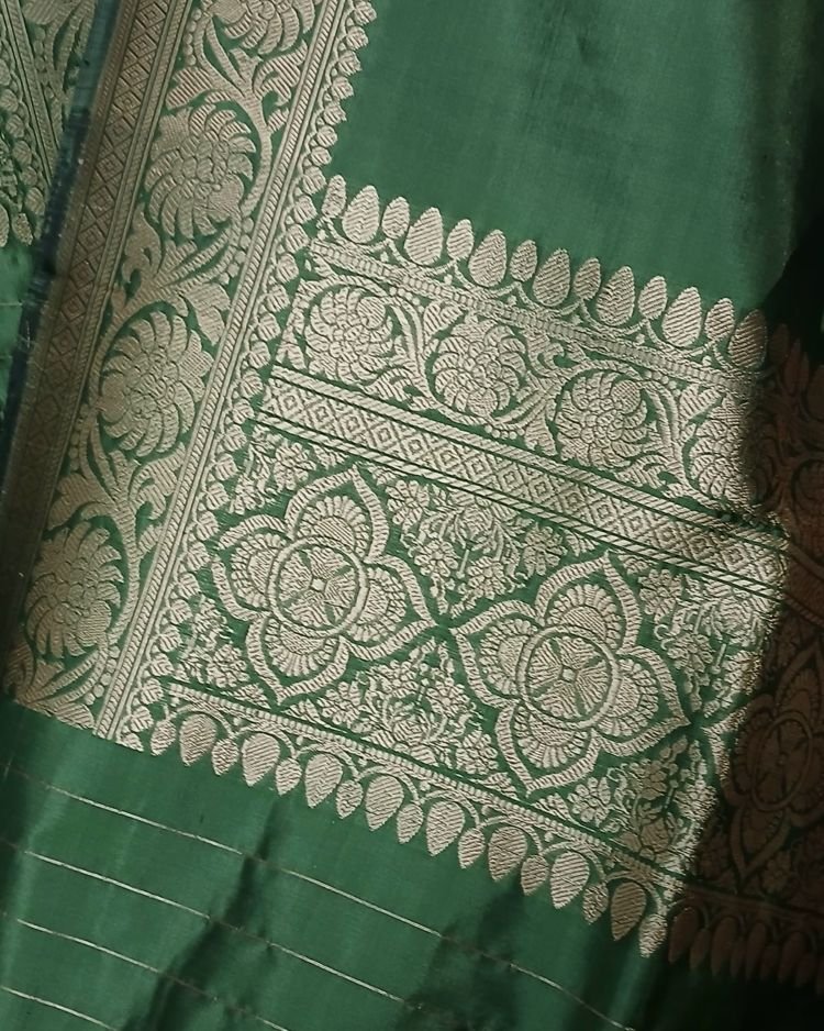 Banarasi Pure Katan Silk Dupatta – (DUPT1014) - Image 3