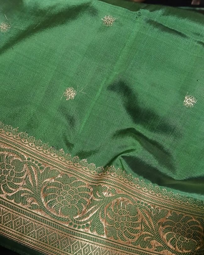 Banarasi Pure Katan Silk Dupatta – (DUPT1014) - Image 8