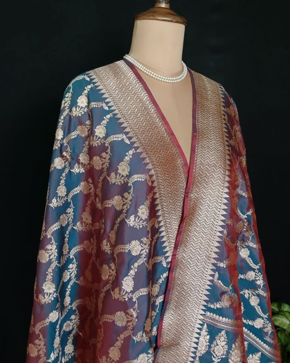 Jungla Banarasi Dupatta – (JBDT0002) - Image 2