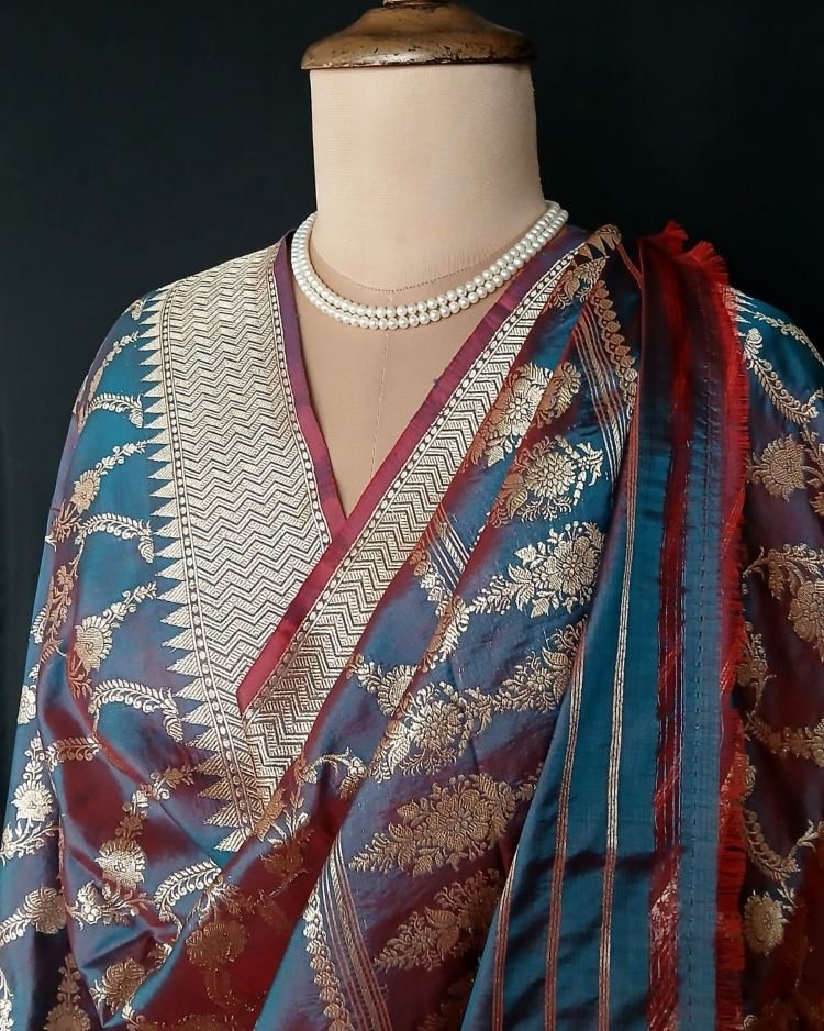 Jungla Banarasi Dupatta – (JBDT0002) - Image 4
