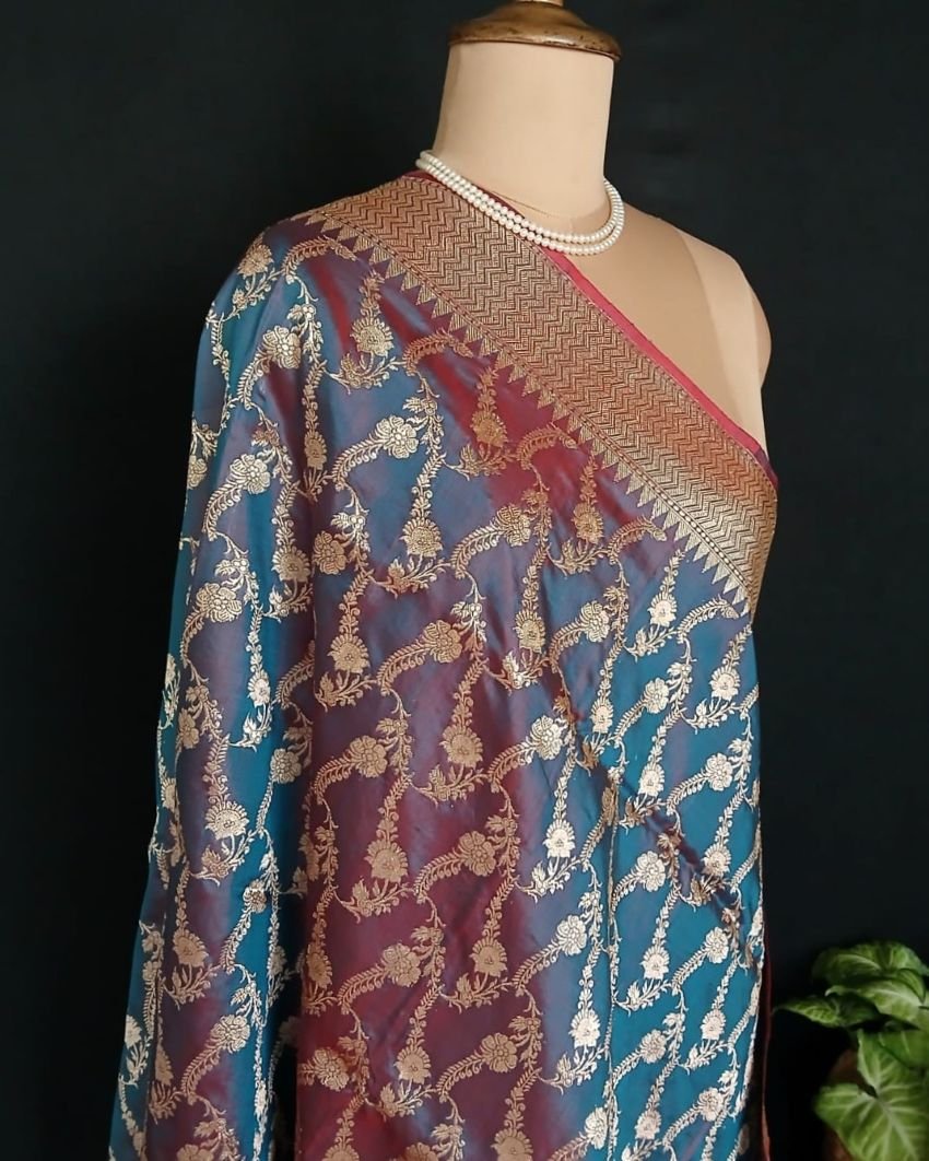 Jungla Banarasi Dupatta – (JBDT0002) - Image 7