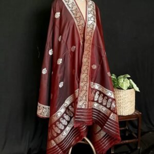 Banarasi Pure Katan Silk Dupatta – (DUPT1012)