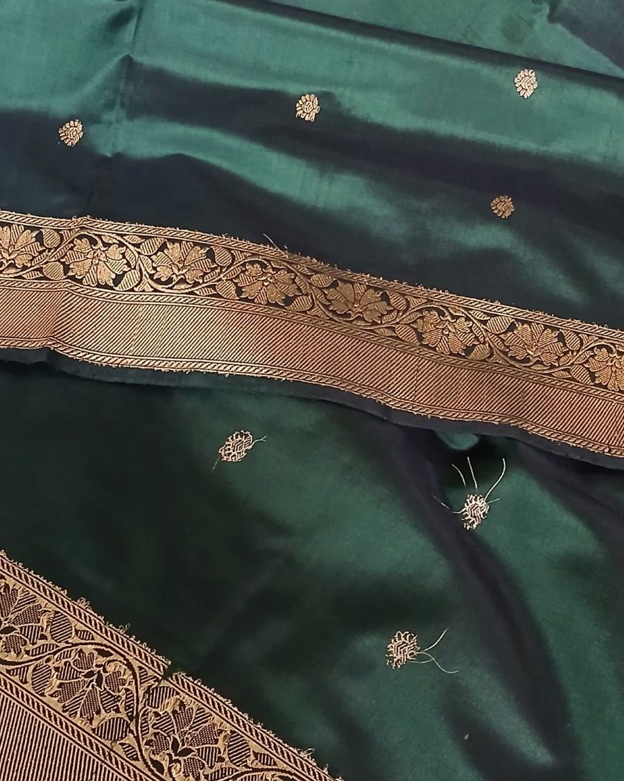 Banarasi Pure Katan Silk Dupatta – (DUPT1011) - Image 8