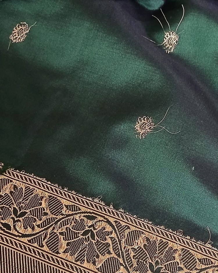 Banarasi Pure Katan Silk Dupatta – (DUPT1011) - Image 9