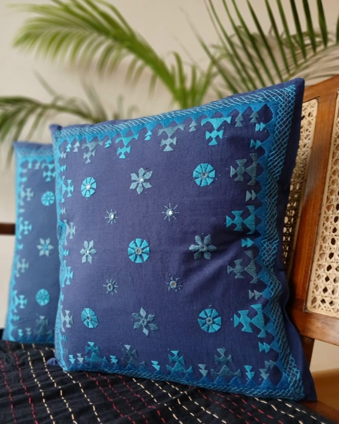 Barmer Embroidered Cushion Cover Set - (BECC0010) - Image 4