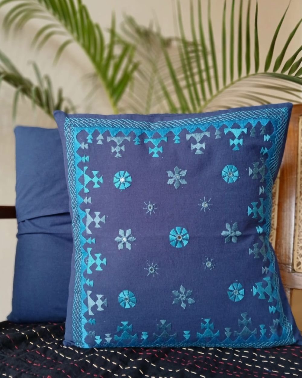 Barmer Embroidered Cushion Cover Set - (BECC0010) - Image 5