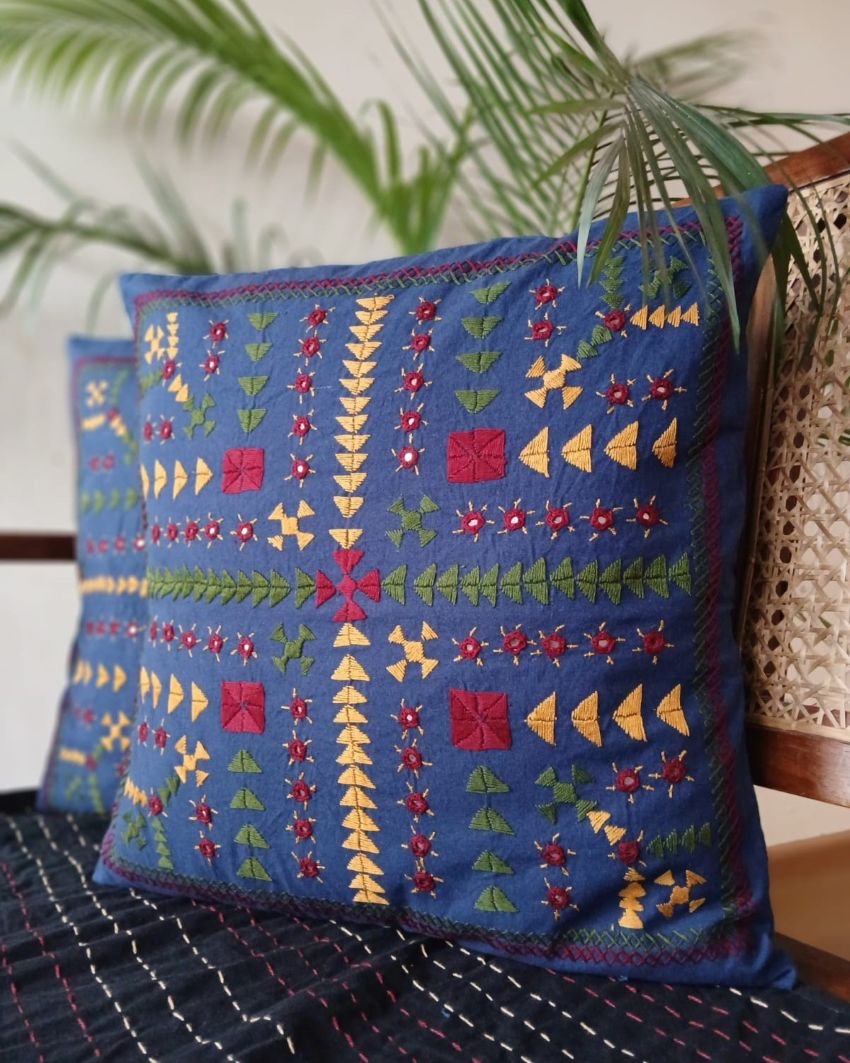 Barmer Embroidered Cushion Cover Set - (BECC0012) - Image 3