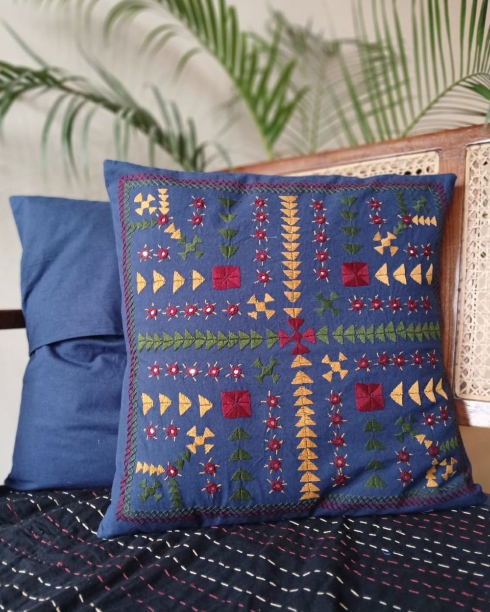 Barmer Embroidered Cushion Cover Set - (BECC0012) - Image 5