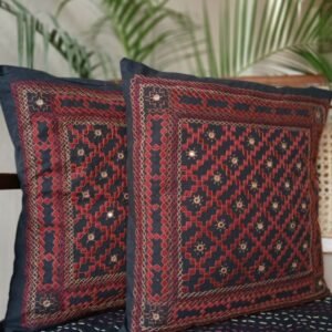 Barmer Embroidered Cushion Cover Set - (BECC0016)