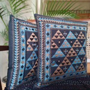 Barmer Embroidered Cushion Cover Set - (BECC0021)