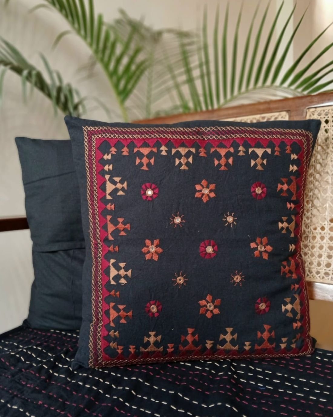 Barmer Embroidered Cushion Cover Set - (BECC0007) - Image 5