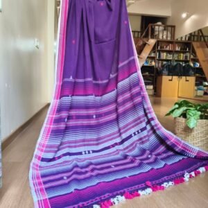 Bhujodi Saree Handwoven in Kala Cotton – (BHUJ1092)