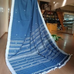 Bhujodi Saree handwoven in Kala Cotton – (BHUJ1065)