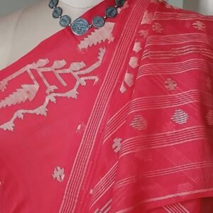 Soft Cotton Jamdani Handweave from Phulia – (JCHS0013)