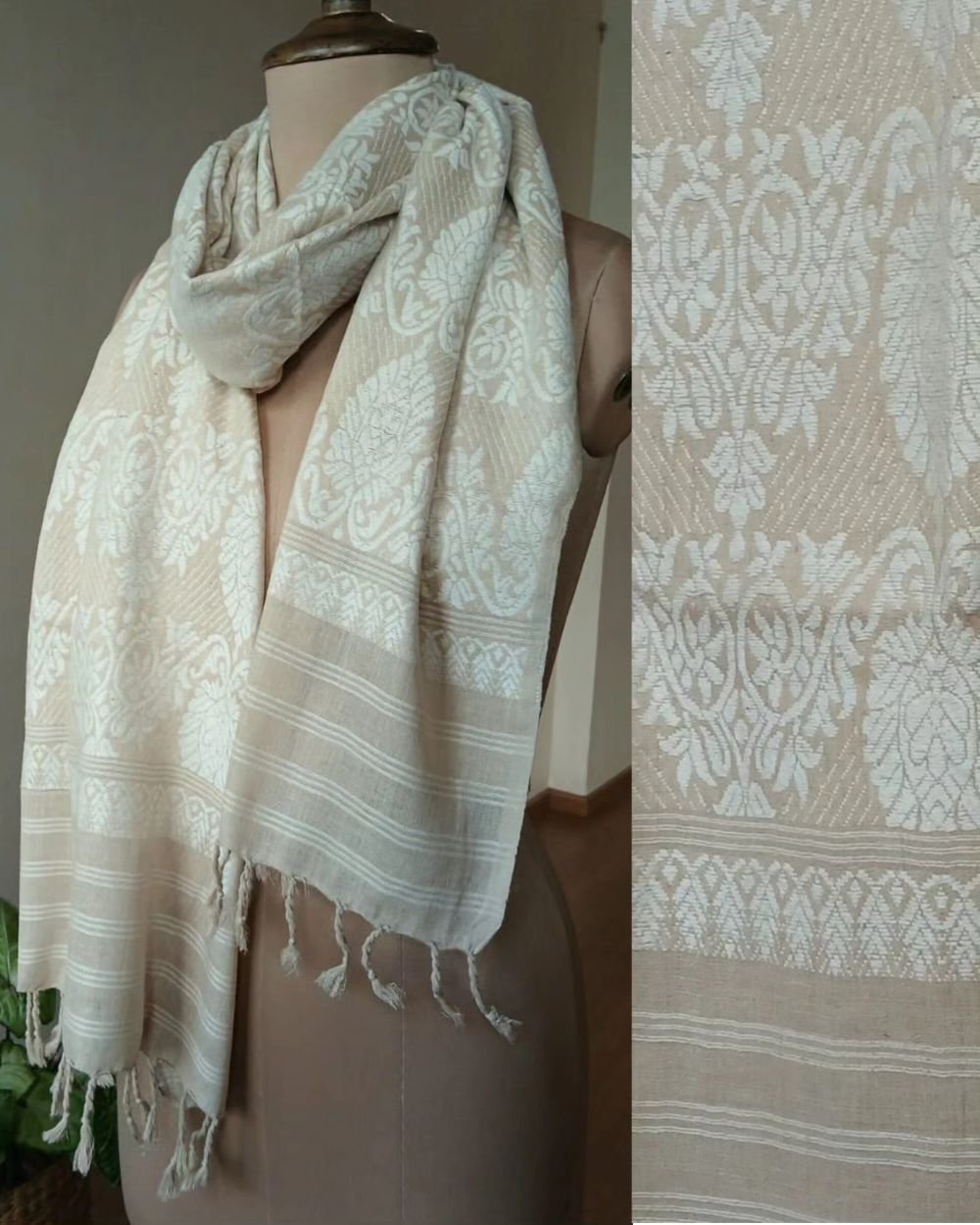 Eri Ahimsa Silk Stole - (EASS0002)