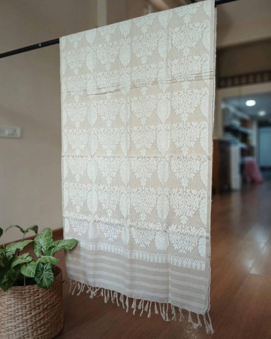 Eri Ahimsa Silk Stole - (EASS0002) - Image 3