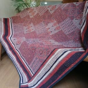 Patchwork Two-Layer Ajrakh Quilt (Godhri) – (APDG0019)