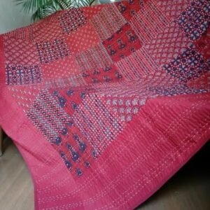 Patchwork Two-Layer Ajrakh Quilt (Godhri) – (APDG0020)