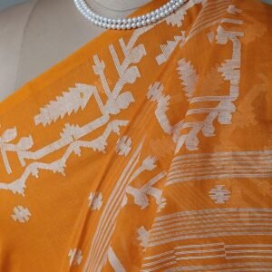 Soft Cotton Jamdani Handweave from Phulia  – (JCHS0004)