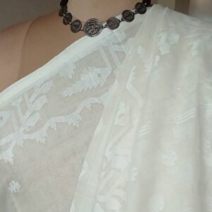 Soft Cotton Jamdani Handweave from Phulia  – (JCHS0006)