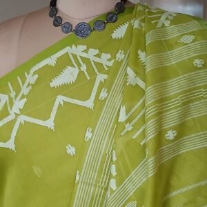 Soft Cotton Jamdani Handweave from Phulia  – (JCHS0007)