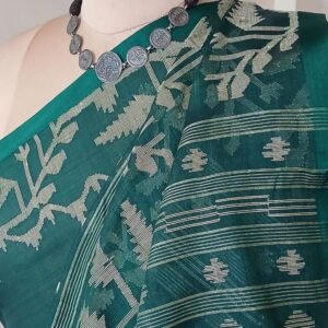 Soft Cotton Jamdani Handweave from Phulia  – (JCHS0008)