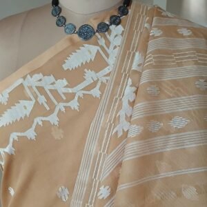 Soft Cotton Jamdani Handweave from Phulia  – (JCHS0010)