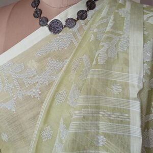 Soft Cotton Jamdani Handweave from Phulia  – (JCHS0011)