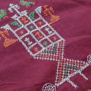 Kasuti Mangalgiri Cotton Blouse Piece - (KMCB0002)