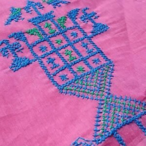 Kasuti Mangalgiri Cotton Blouse Piece - (KMCB0004)