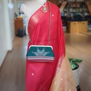 Kasuti Embroidered Clutch Purse - (KECP0001)