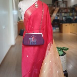 Kasuti Embroidered Clutch Purse - (KECP0003)