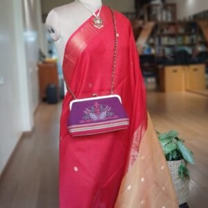 Kasuti Embroidered Clutch Purse - (KECP0005)