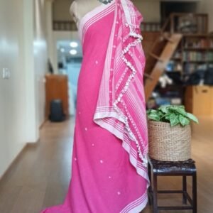 Bhujodi Saree Handwoven in Kala Cotton. – (BHUJ1080)